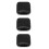 3Pcs Shockproof Hearing Aid Case Black ABS Portable Drying Organizer 6