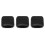 3Pcs Shockproof Hearing Aid Case Black ABS Portable Drying Organizer 7