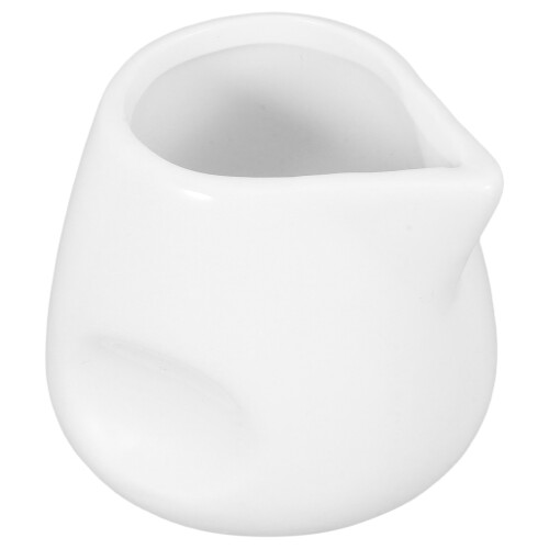 3Pcs Ceramic Milk Pitcher White Mini Jug for 1