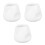 3Pcs Ceramic Milk Pitcher White Mini Jug for 7