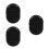 3Pièces Clicker Télécommande ABS Noir Usage Extérieur 6