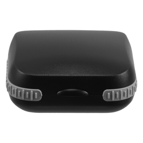 3Pcs Shockproof Hearing Aid Case Black ABS Portable Drying Organizer 1