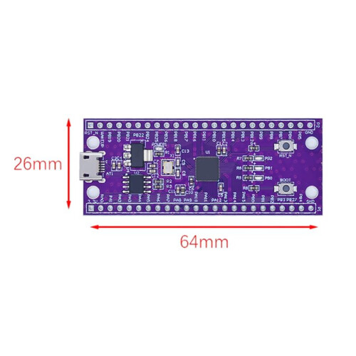 W806 MCU Development Board IoT Flat Low-Power MCU Chip Core Board with Enhanced Touch and Peripheral System Integration 2