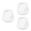 3Pcs Ceramic Milk Pitcher White Mini Jug for 9