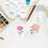 2Pcs Multi Pet Stencils for Drawing Flower and Leaf Patterns on Walls 9