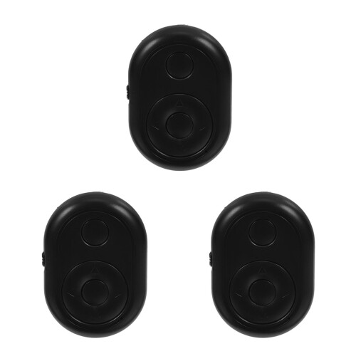 3Pièces Clicker Télécommande ABS Noir Usage Extérieur 1