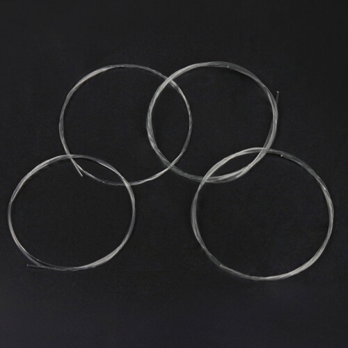 16Pcs Silver Nylon Ukulele Strings Durable String Set Accessories 2