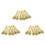 Metal Acoustic Guitar Bridge Pins 18pcs Brass Guitar Strings Fixed Cone String Pins String Nails 1