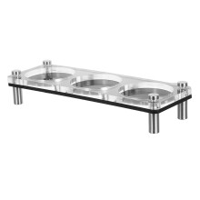 2Pcs Modern Acrylic Coffee Portafilter Rack for Kitchen & Coffee Shop