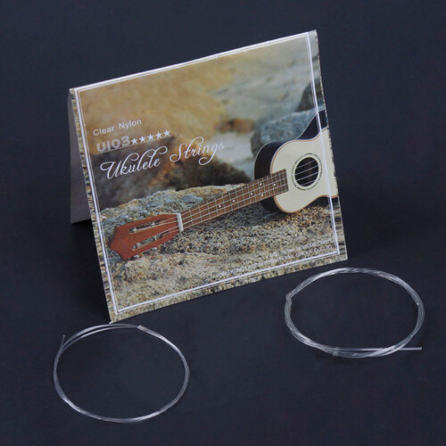 16Pcs Silver Nylon Ukulele Strings Durable String Set Accessories 1