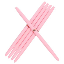 15Pcs Fine Nail Art Pens Pink Fiber Copper Nail Drawing Brushes Kit