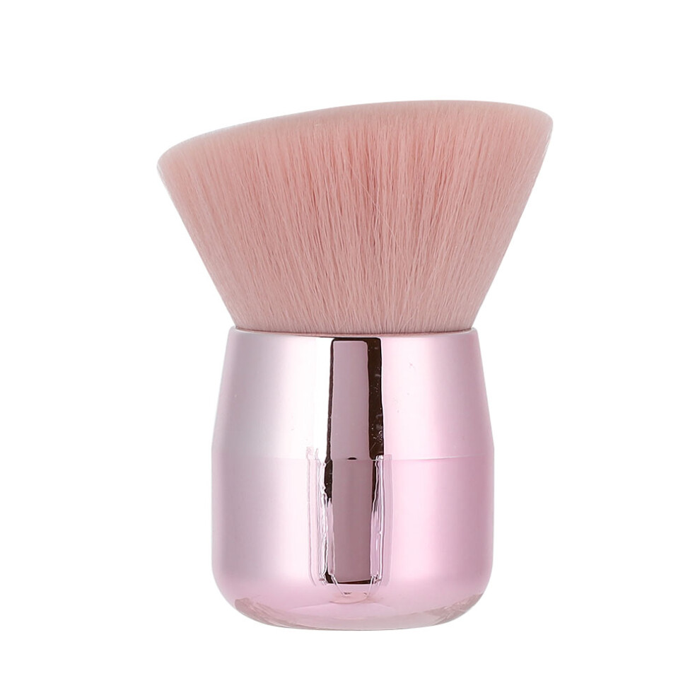Kabuki Face Blender, Mineral Powder Foundation Brush with Synthetic Fibers, Travel Size Multipurpose Cosmetics for Liquid Powder Blending