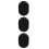 3Pièces Clicker Télécommande ABS Noir Usage Extérieur 3