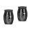 2Pcs Black Durable Dog Ashes Urns Metal Memorial Keepsake Containers 6