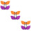 6St Vleugels Kinderen Eva Nonwoven Carnaval Props 11