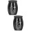 2Pcs Black Durable Dog Ashes Urns Metal Memorial Keepsake Containers 9