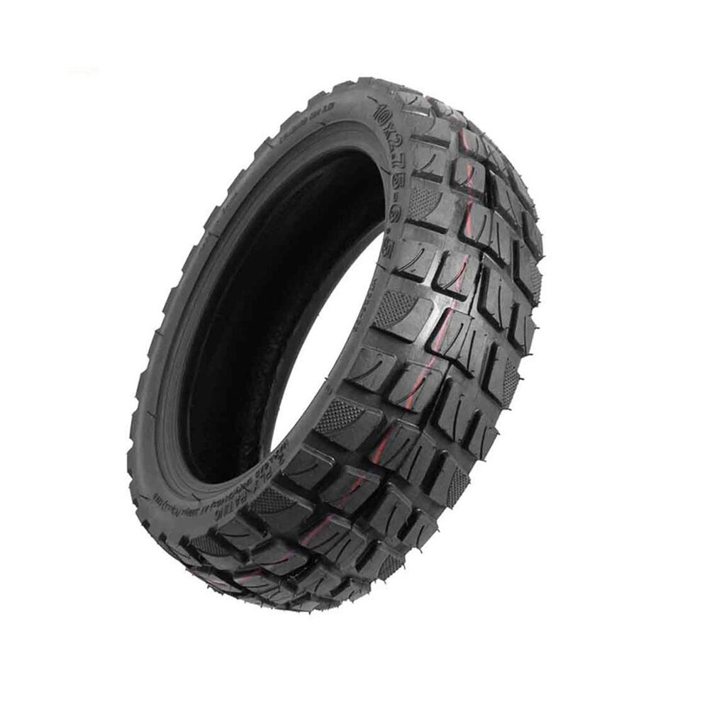 10 Inch 10x2.75-6.5 Off-Road Tires Vacuum Tire Tubeless Kickscooter Wearproof Rubber Tyre for Electric Scooter Wheel