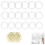 Clip per Stringere I Vestiti - Accessorio per Stringere Camicie, Vestiti, Gonne e Sciarpe, 18 Anelli (3 Misure) + Elastici 1