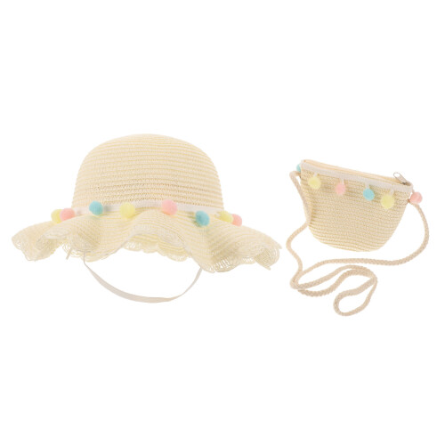 2Pièces Chapeaux Blancs Pour Plage 2