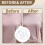 Clip per Stringere I Vestiti - Accessorio per Stringere Camicie, Vestiti, Gonne e Sciarpe, 18 Anelli (3 Misure) + Elastici 4
