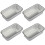 4Pcs Aluminum Alloy Loaf Tin Rectangular Non-Stick Bread Mould Bread Loaf Pans Baking Tools Kitchen Dining Bar Supplies 1