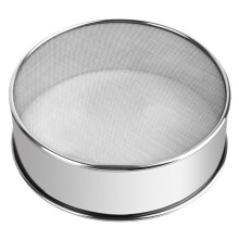 Flour Sifter for Baking - Stainless Steel 6 Inch Round Sifter, Fine Mesh Flour Sieve