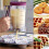 Multifunctional Batter Separator Batter Funnel Hand-Crank Batter Colander Handheld Batter Separator Batter Dispenser 6