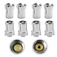 8 Stuks Magnetische 510-Schroefdraadadapters, Soldeerboutringadapterconnectoren voor Reparatiegereedschap voor Elektronische Apparatuurconnectoren
