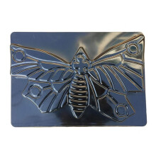 1 Piece Butterfly Stepping Stone Mould Concrete Cement Brick Mould for Park Garden Path Black for Patio