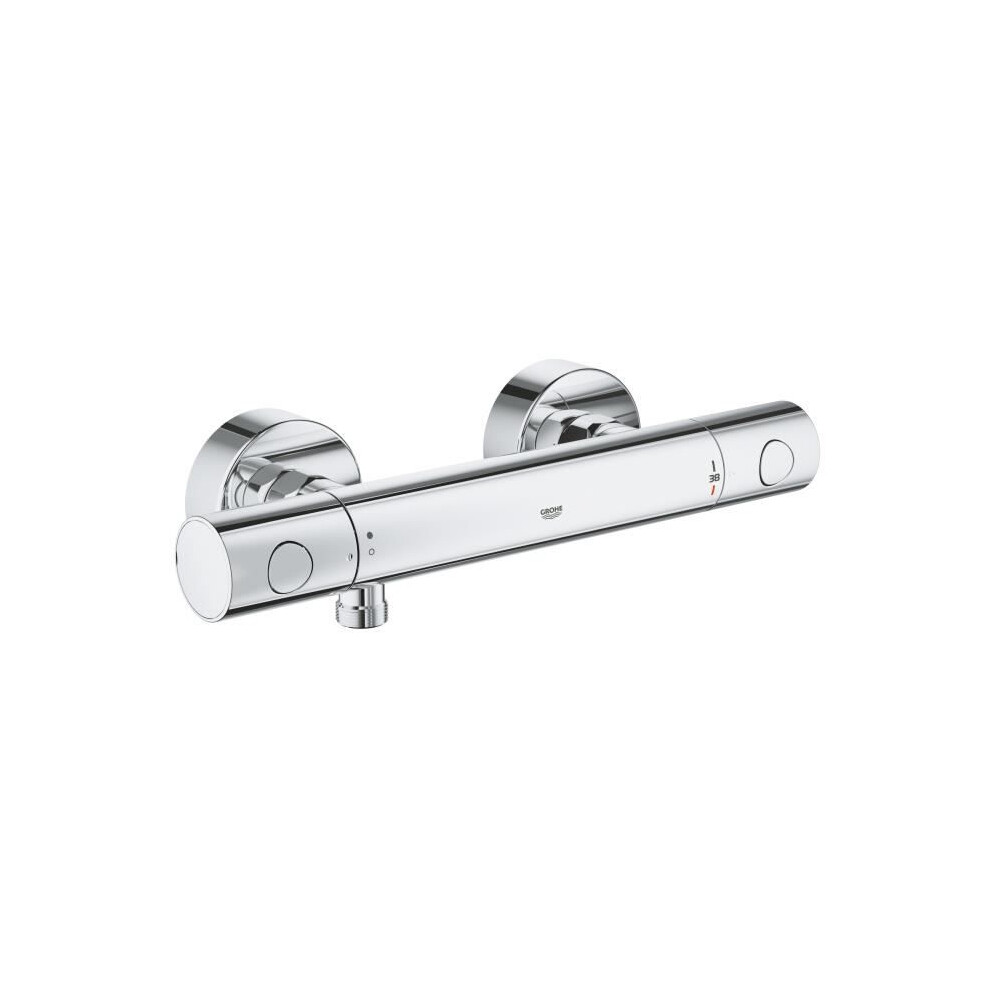 Grohe Precision Get Thermostatic Shower Mixer, Wall Mounting, Temperature Indicator, Integrated Filters, 34773000