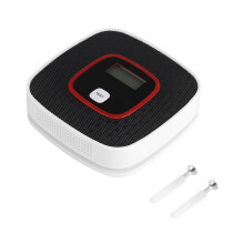 Hjemmekjøkken Karbonmonoksiddetektor, batteridrevet med LED-lys, elektrokjemisk sensor som sikrer rask og nøyaktig deteksjon, enkel installasjon