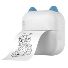 C26 800mAh Thermodrucker 80x80x35mm Pink/Blau