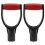 2 Pack 1-1/4Inch Polypropylene Plastic Spade Handle Shovel D Grip Handle for Digging Raking Tools 1