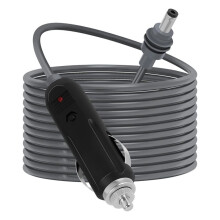 Cable de Alimentación de CC , Adaptador para Encendedor de Cigarrillos, Cargador de Automóvil de 12 V A 24 V, Cable de Encendedor de Automóvil de