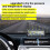 Bil Externa Däcktryckssensorer Solenergi TPMS Däcktrycksövervakningssystem Däcklarm Digital Display 6