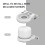 Wall Mount Hanger Built-in Cable Management Space Saving Bracket Wall Shelf for  Nest WiFi Wireless Router 6