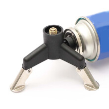 Outdoor Camping Stove Converter Converter Long Gas Tank with Stove Bracket Copper Core with Self-Locking
