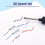 3 PCS Long- Deep Hole  Pens, Upgrade Long Nib  Set, Construction Markers Scriber Marking Tools 1