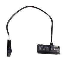 NVMe M.2 NGFF to PCIe 3.0 X4 X16 Riser Card for External Video Card Card NVME to PCI Express X16 Riser Board