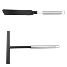 Crepe Spreader Spatula Set Crepe Pan Making Tools Batter Spreader Kitchen Utensils Stainless Steel Spreading Tools