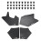 Car Engine  Guards  Shield Seals for  Tundra Sequoia 07-21 Car Mudguards Front  Liner Mud Flaps 2