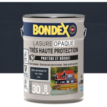Tinte opaco Protección muy alta - Gris antracita RAL 7016 satinado - BONDEX - 5 L