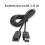 2Pcs 1.8M Game Extender Cord Extension Cable for 2017  SNES Classic  Controller for NES  Controller Black 6