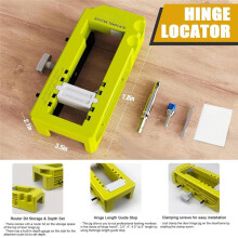 Door Hinge Jig Door Hinge Router Template for 3 Inch to 5 Inch Length and 1/4 Inch or 7/8 Inch Thickness for Doors Only