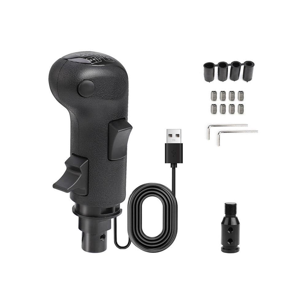 Pc Usb Shifter Knob For G29 G27 G25 G923 Th8a High Low Gear Simulator Gearshift Knob For Ats Ets2 6034021376923