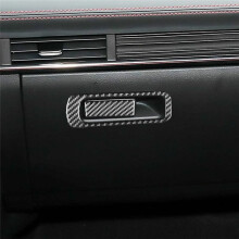For 3 Axela 2020-2024 Carbon Fiber Co- Storage Box Handle Cover Trim Interior Accessories