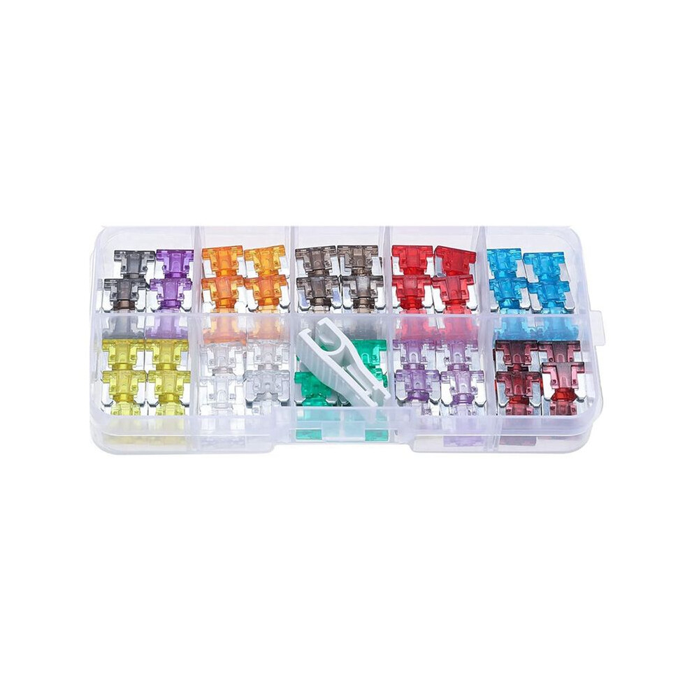 120 Micro-Fuses, Thin Micro-Fuse Kit, Car/Rv/Truck/Motor Micro-Fuse Combination Kit 2Amp -40A 4712927910893