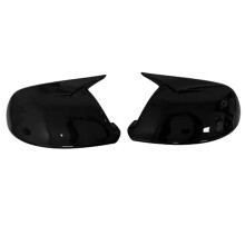 Car Rear View Mirror Cover Side Mirror Shell for Q5 SQ5 8R 2009-2017 Q7 4L 2010-2015 Glossy Black