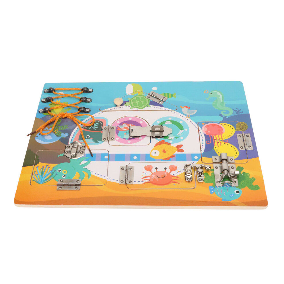 Elderly Wooden Fidget Board for Dementia & Anxiety Relief