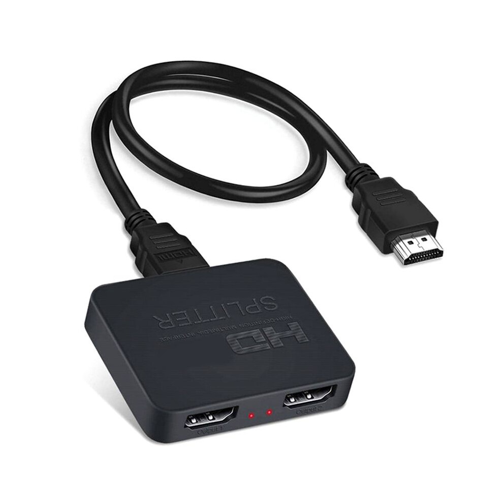 4K Uhd -Compatible Splitter 2.0 1X2 Hd Splitter Hdcp 2.2 Hdr Splitter 4K Hd 2.0 Splitter For Dvd Ps4 Ps5 4713951312967